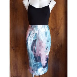 Mossimo Beautiful Marbled Bodycon Pencil Skirt
